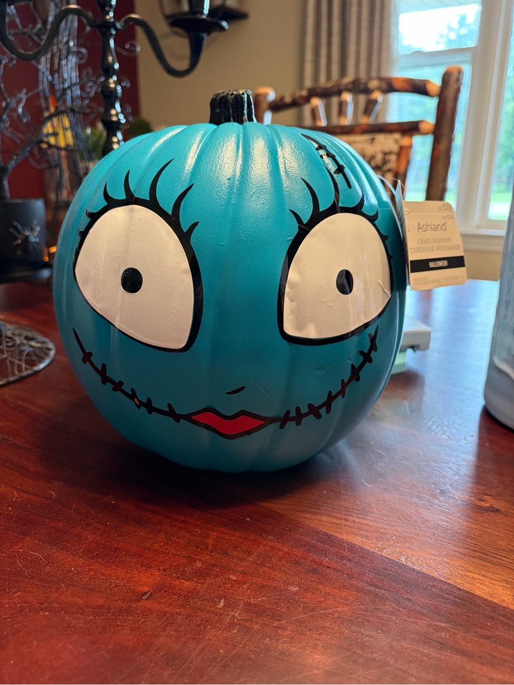 Sally Nightmare before Christmas craft pumpkin